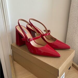 Steve Madden Maegan Red Heels